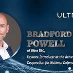 Bradford Powell of Ultra I&C, Keynote Introducer at the Achieving Transformative Cooperation for National Defense Forum